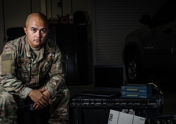 Island warrior: Guam combat communicator delivers mobile networks from center of airpower