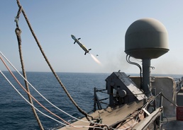 Coastal Patrol Ships Conduct Test Fire of Griffin Missile System in Arabian Gulf