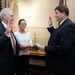 Richard V. Spencer is sworn in as the 76th Secretary of the Navy