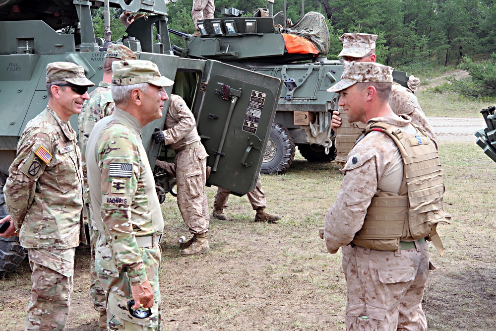 Maj. Gen. Vadnais visits Marines NS 17