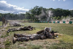 Danish and Latvian weapons Qualification at Northern Strike 17
