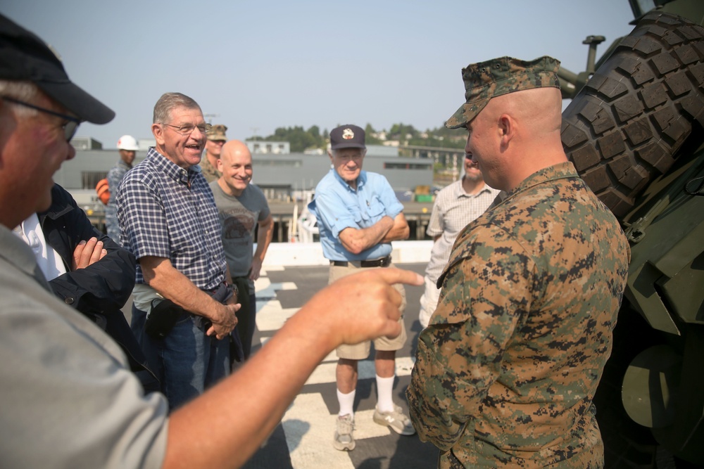 Ship tours aboard USS Anchorage