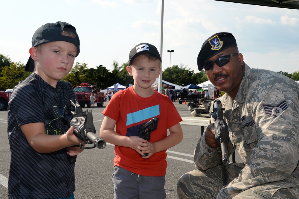 177th Fighter Wing Shows Community Outreach at Hamilton Township's National Night Out