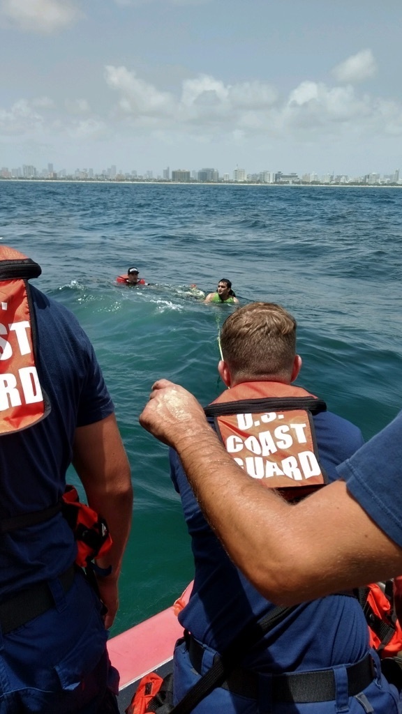 Coast Guard rescues 4 from water near Miami Beach