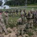 American Shooting-Instructors brief the Danish and Latvian Soldiers at the range