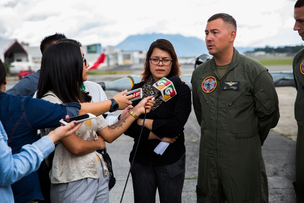 SPMAGTF-SC aviation Marines arrive in Guatemala