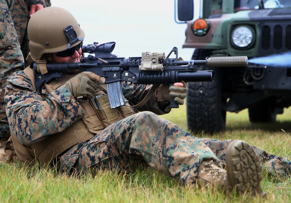 Marines Conduct Battle Drills during Northern Strike 17
