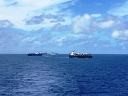 Maritime Prepositioning Force Ships Successfully Conduct Group Sail