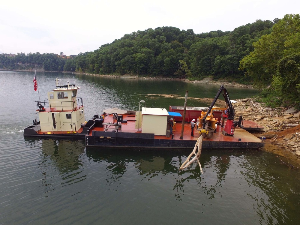 ‘PRIDE of the Cumberland’ back in stride clearing debris, trash on Lake Cumberland