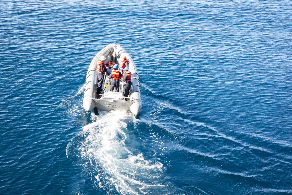 USS Gerald R. Ford RHIB Ops