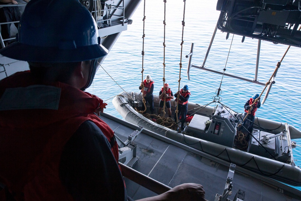 USS Gerald R. Ford RHIB Ops