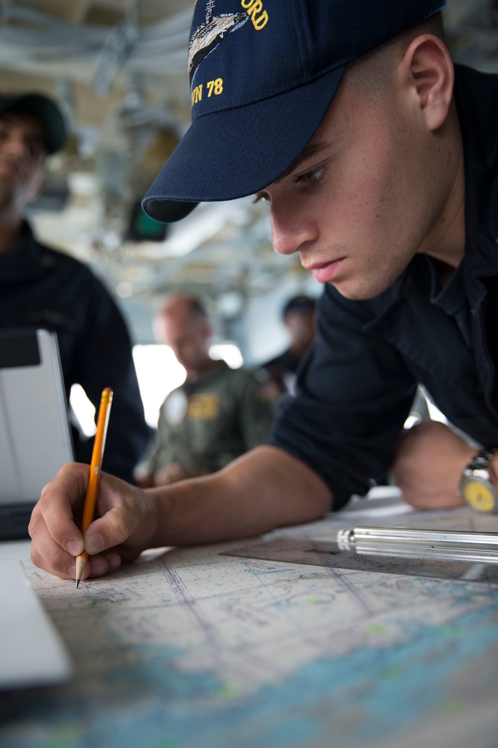 USS Gerald R. Ford's Navigation Bridge