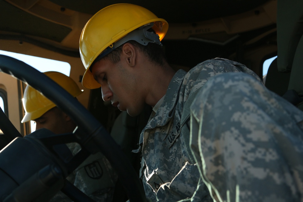 Soldiers get ready to serve local community