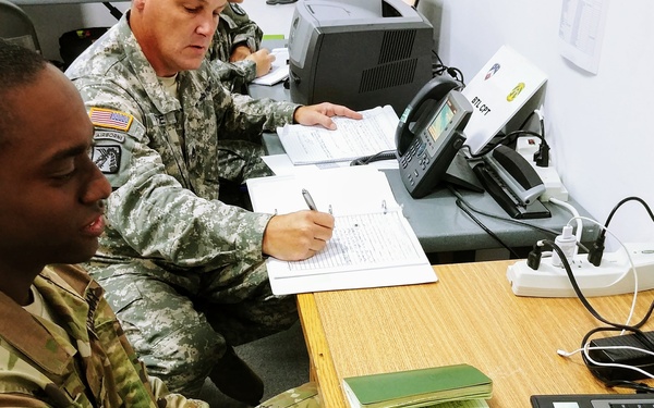 Tennessee National Guardsmen Lt. Mitchell Promoted in Romania during Operation Saber Guardian 17