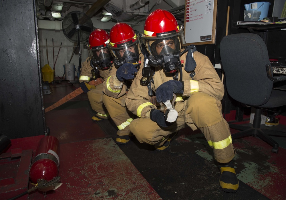 USS Bonhomme Richard Damage Control Drill