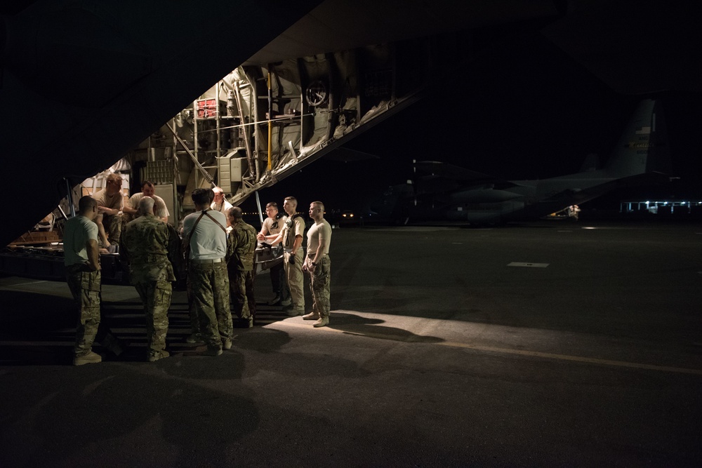 386 AEW C-130 units change guard, maintain readiness in AOR