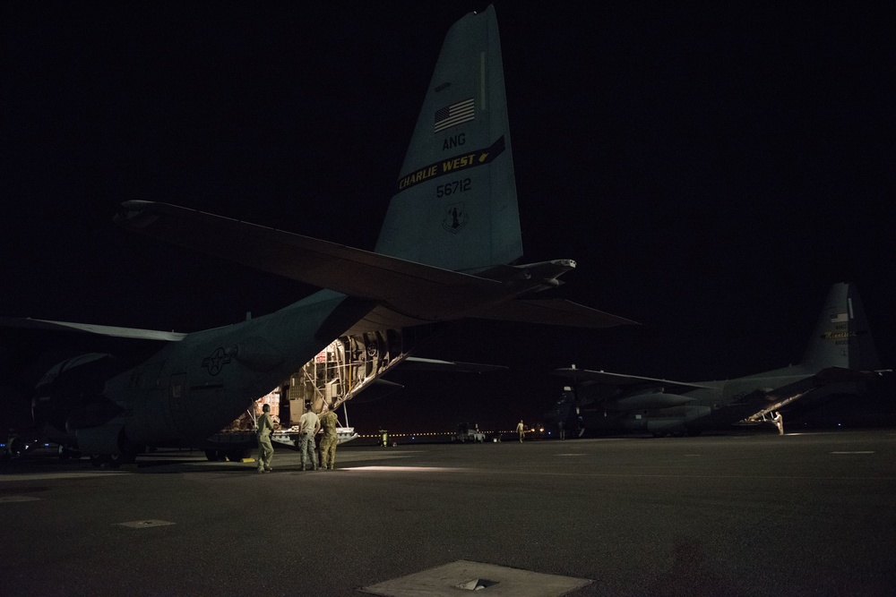 386 AEW C-130 units change guard, maintain readiness in AOR