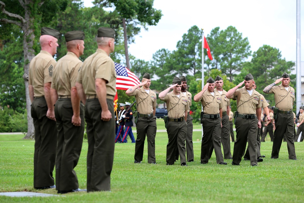 MCAS Cherry Point welcomes McElearney as new sergeant major