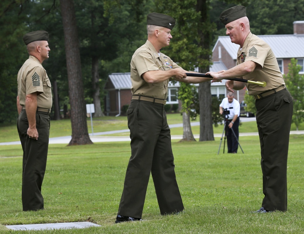 MCAS Cherry Point welcomes McElearney as new sergeant major