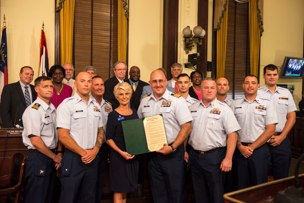 City of Savannah declares August as Coast Guard month in official proclamation