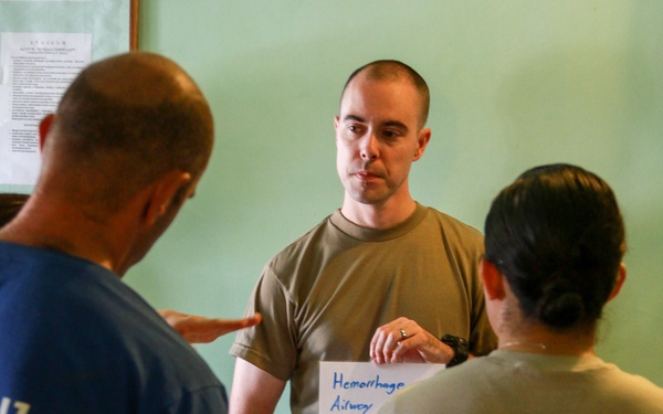 Kansas National Guard, British Army medical and hazmat experts train Armenian firefighters