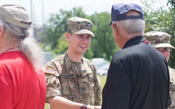 Society of the 1st Infantry Division visits Fort Riley