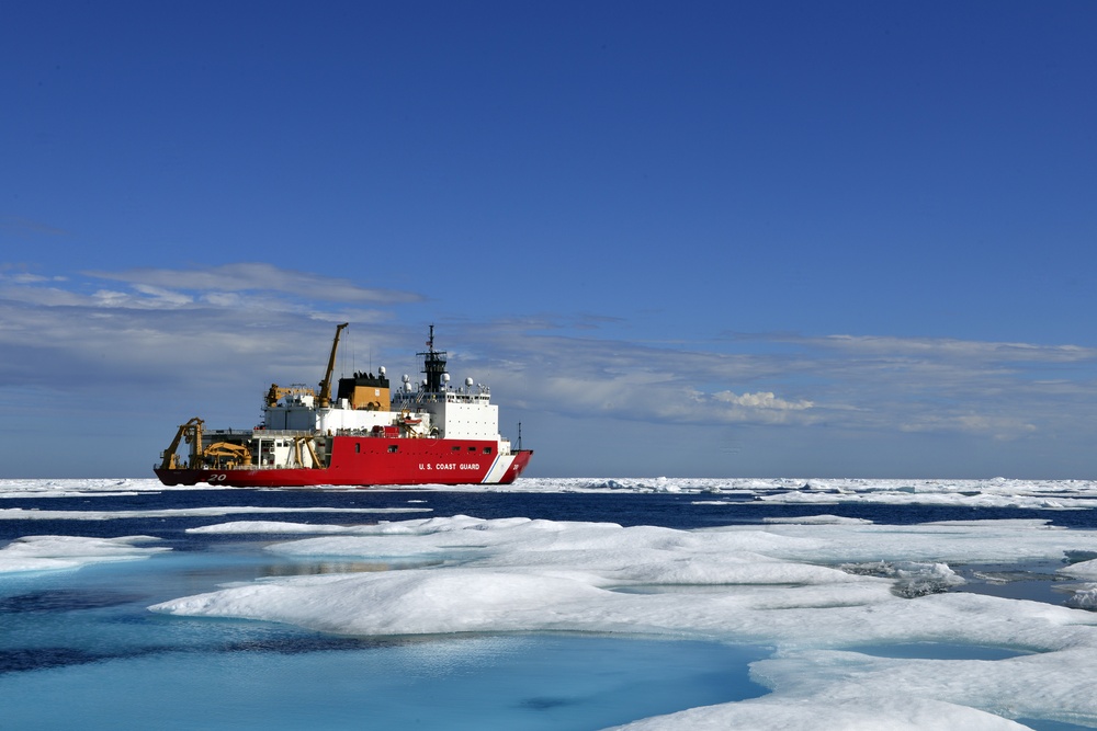 Coast Guard Cutter Healy deployed in support of Operation Arctic Shield 2017