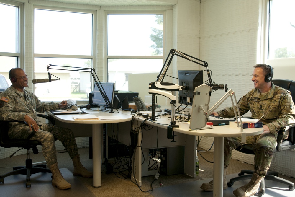 Live on the air with the Army Reserve at MUTC