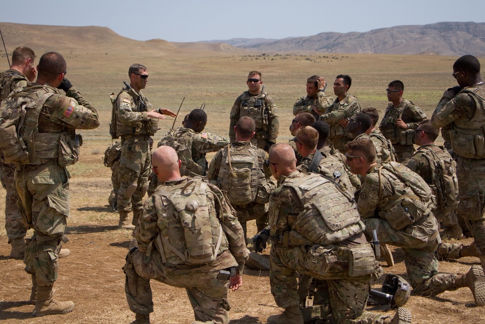 2d Cavalry Regiment conducts situational training exercise during Noble Partner 17