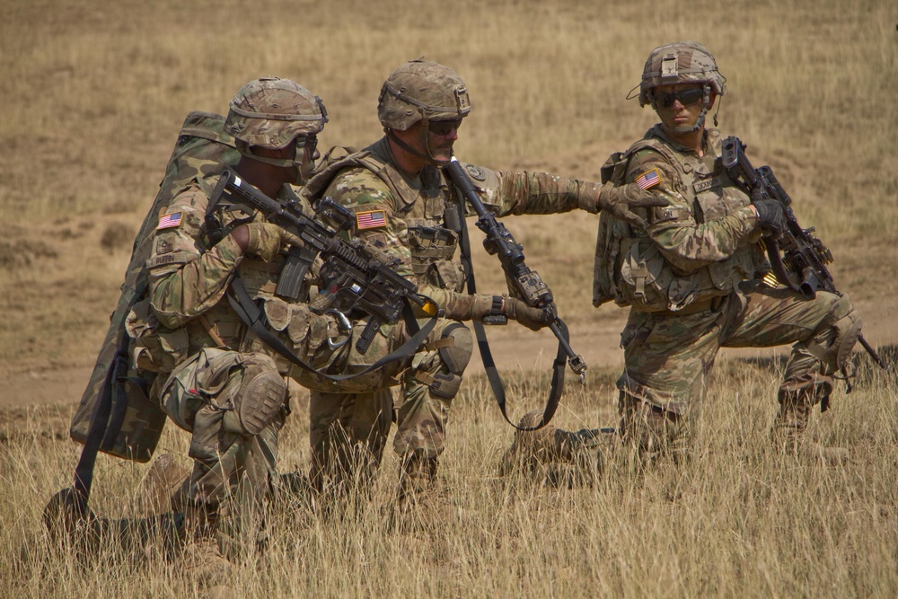 2d Cavalry Regiment conducts situational training exercise during Noble Partner 17