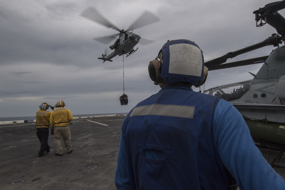 USS San Diego (LPD 22) Flight Deck Operations