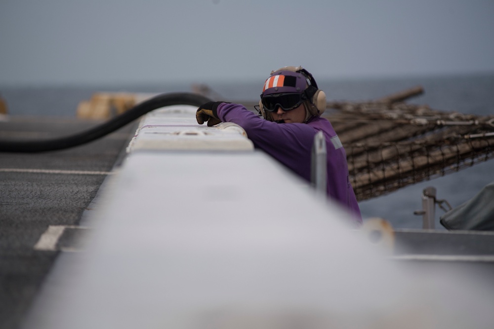 USS San Diego (LPD 22) Flight Deck Personnel