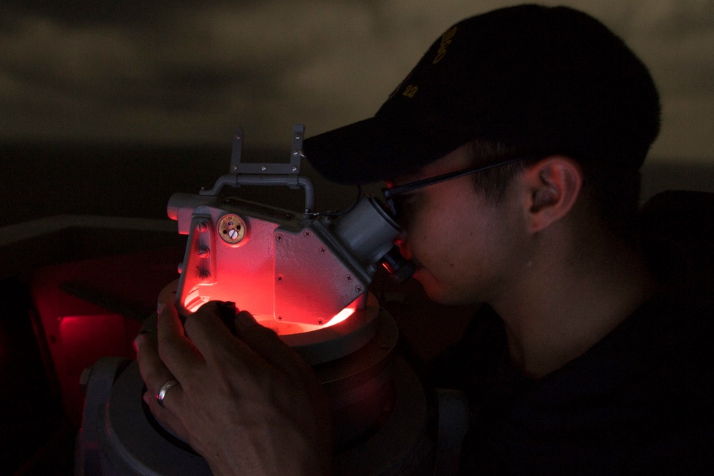 USS San Diego (LPD 22) Watchstander