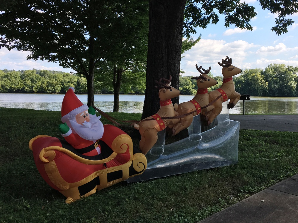 Campers enjoy ‘Christmas in July’ festivities at Cheatham Lake