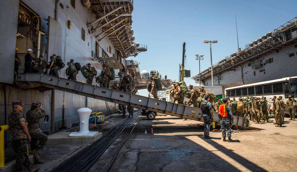 Iwo Jima Amphibious Readiness Group (ARG) Conducts PHIBRON-MEU Integrated Training (PMINT)