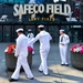 Sailors Visit Safeco Field