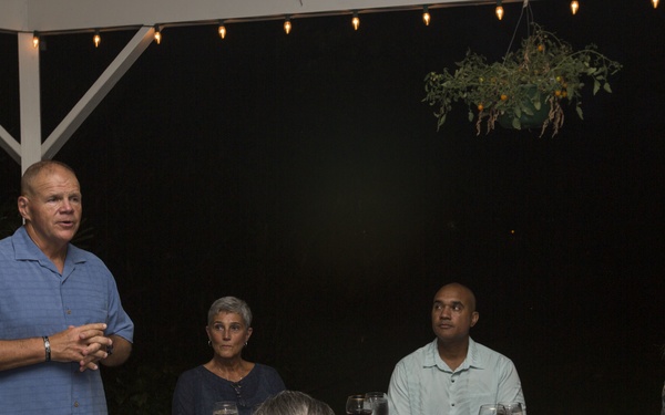 Lt. Gen. Berger hosts dinner for Commandant of the Marine Corps