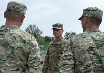 U.S. Army Soldier translates in his native country
