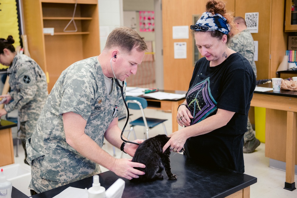 169th MDVS Vets Care for Local Pets