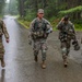 2017 Army Reserve Best Warrior winners and runners up walk in the rain