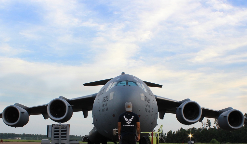 Columbus AFB enjoys C-17 display