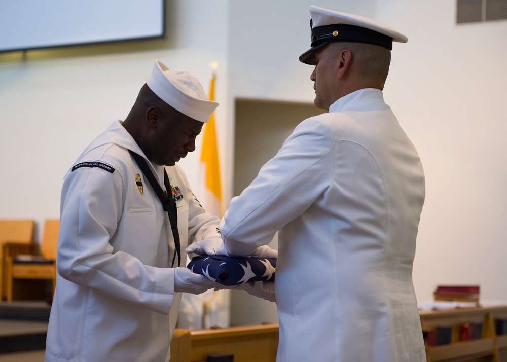 Memorial Service for Senior Chief Culinary Specialist Mandy Francisco