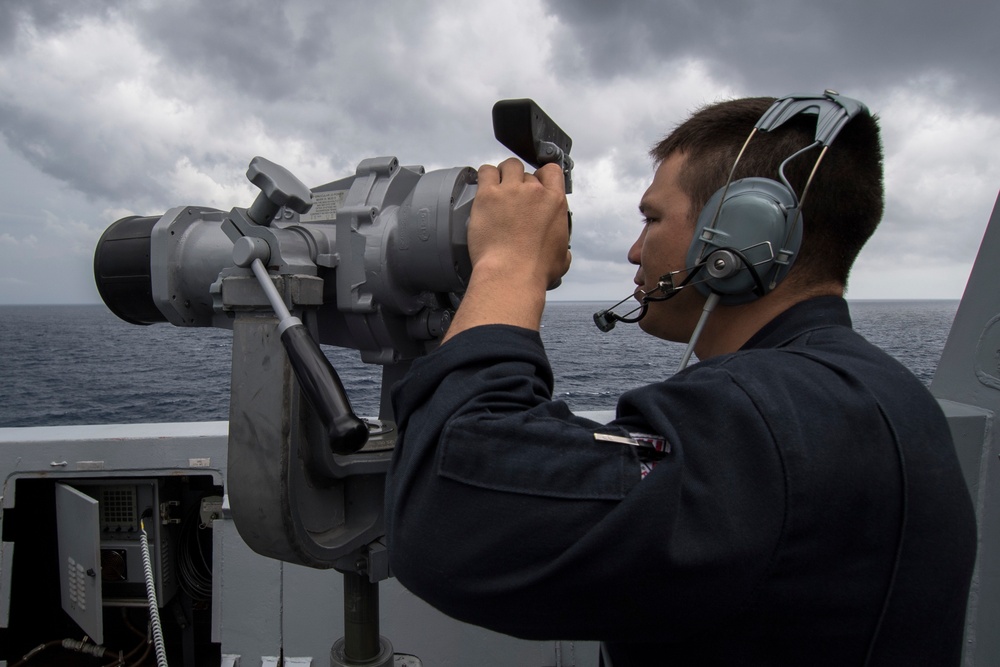 USS San Diego (LPD 22) Watchstander