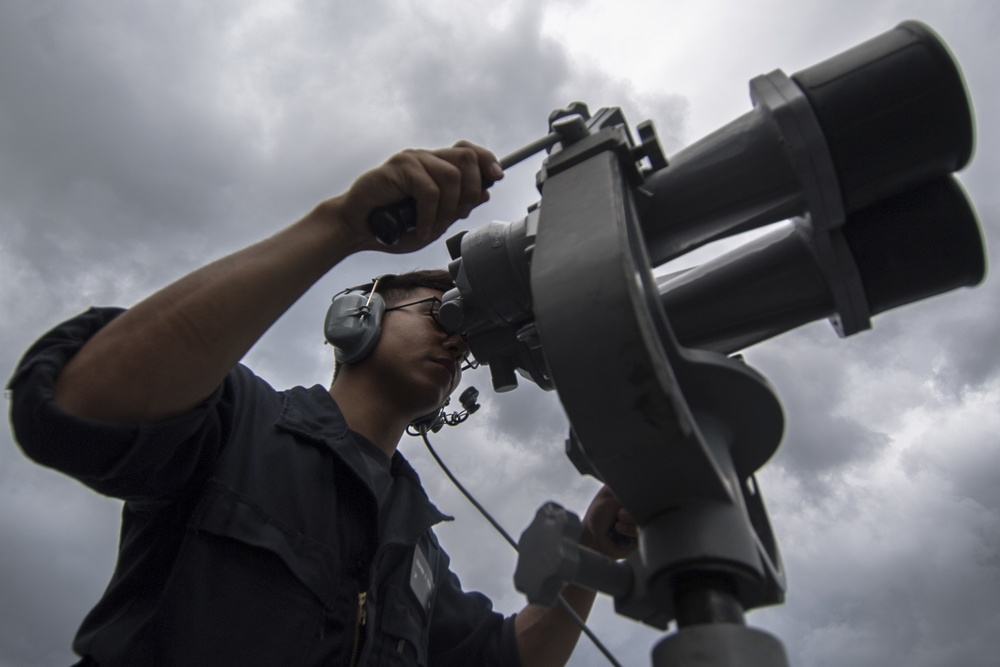 USS San Diego (LPD 22) Watchstander