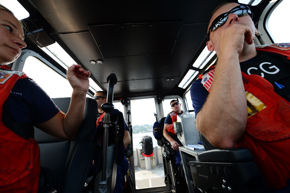 Coast Guard conducts safety patrols during Seafair
