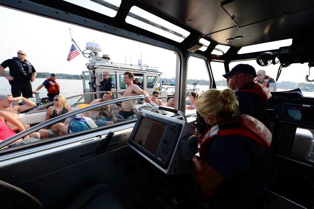 Coast Guard conducts safety patrols during Seafair