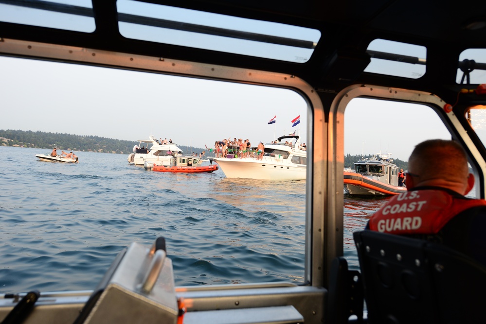 Coast Guard conducts safety patrols during Seafair