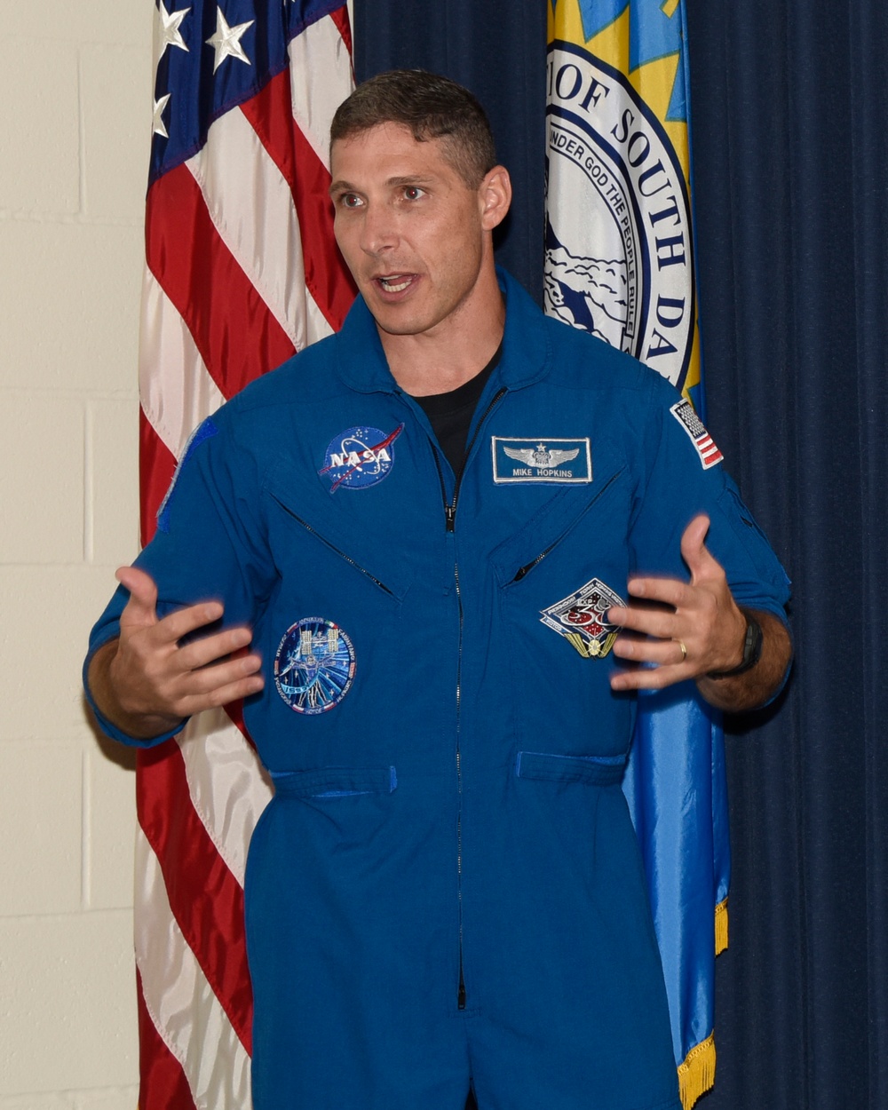 Astronaut visits 114th Fighter Wing