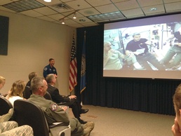 Astronaut visits 114th Fighter Wing