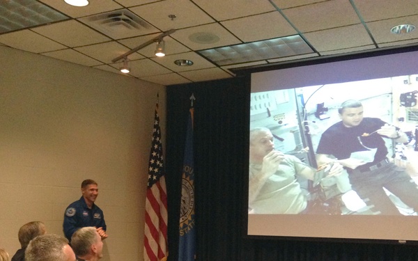NASA Astronaut visits 114th Fighter Wing